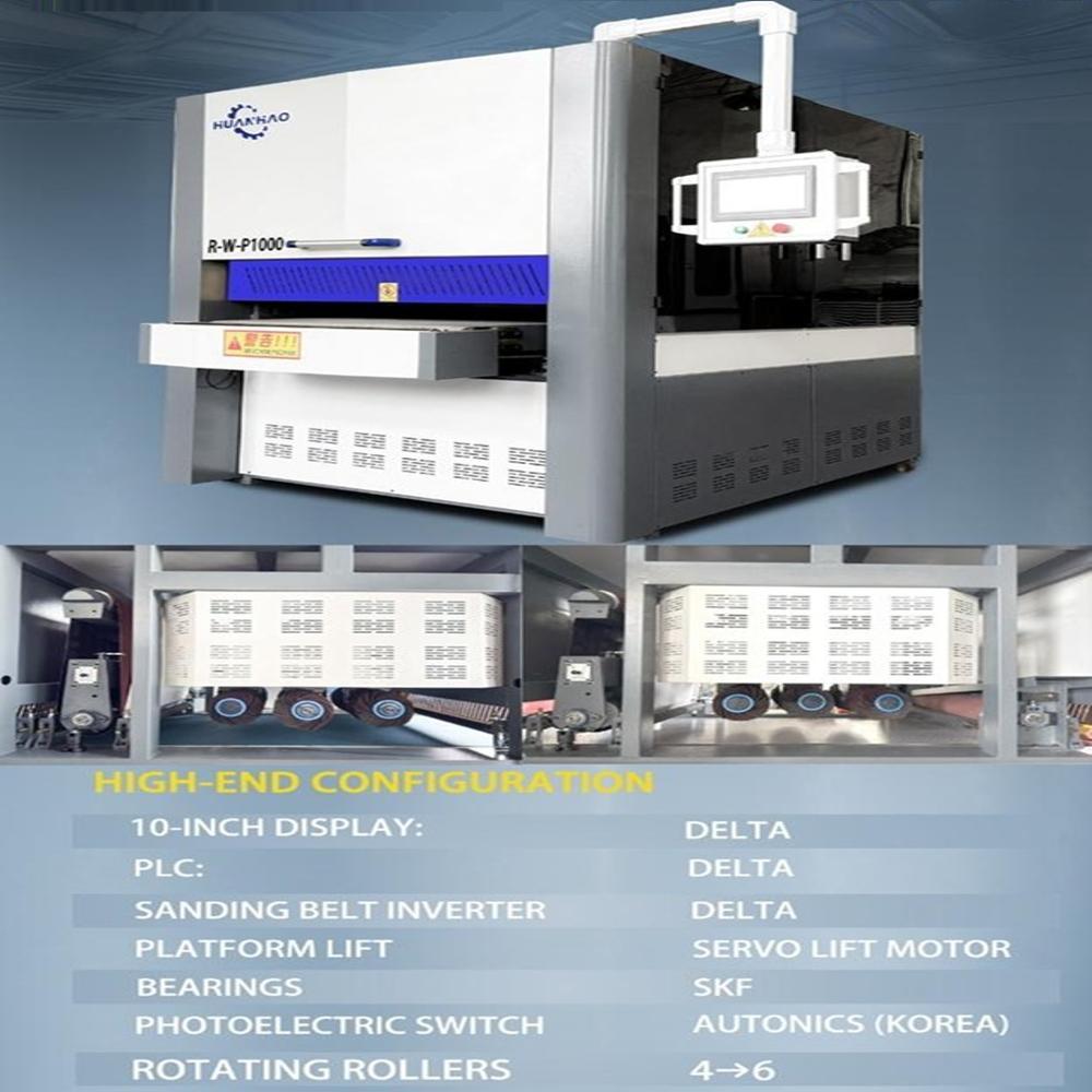 Wide belt Sanding and edge deburring machine