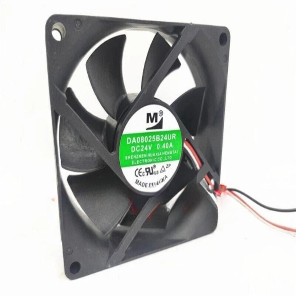 M DA08025B24UR 24V DC 0.40A 8025mm 3 wire Ball PLASTIC Industrial chassis Axial Cooling Fan