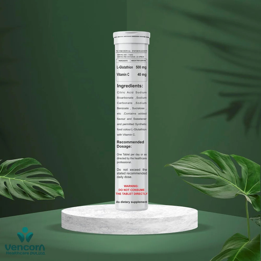 Skin Glow And Care Effervescent Tablet WHITE LABELLING