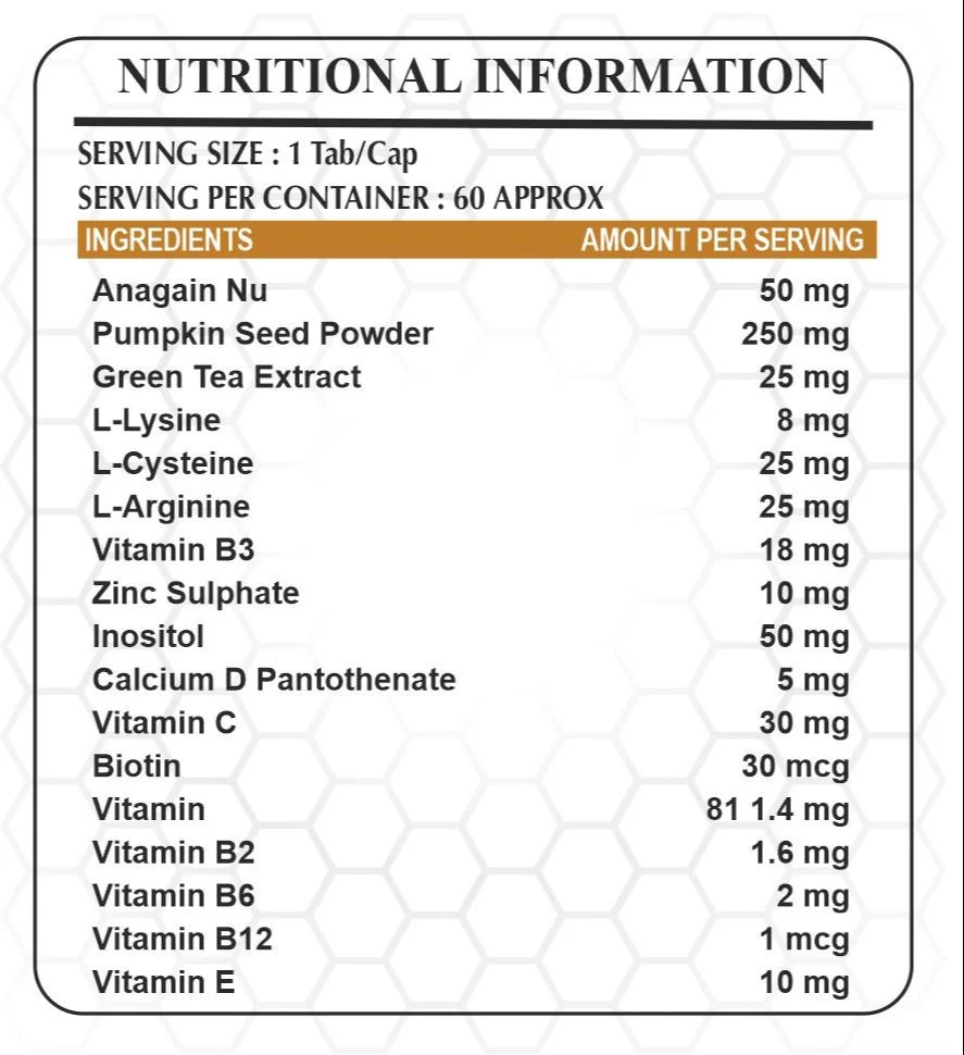 Hair Care Supplement third party manufacturing