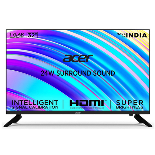 32 Inch Acer N Series Hd Led Tv - Dimension (L*w*h): 716 Mm (W) A 475 Mm (H) A 85 Mm (Depth) (Without Stand) Millimeter (Mm)
