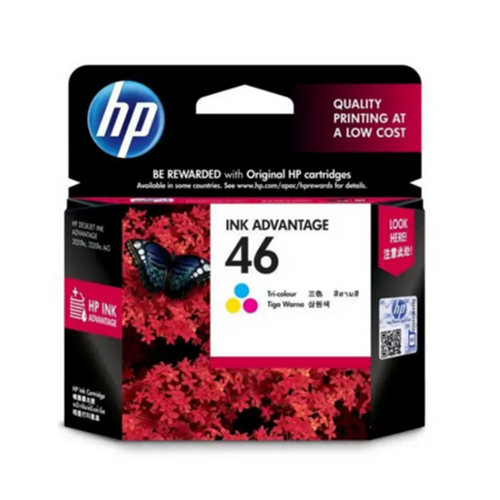 HP 46 Tri-Color Original Advantage Cartridge Ink