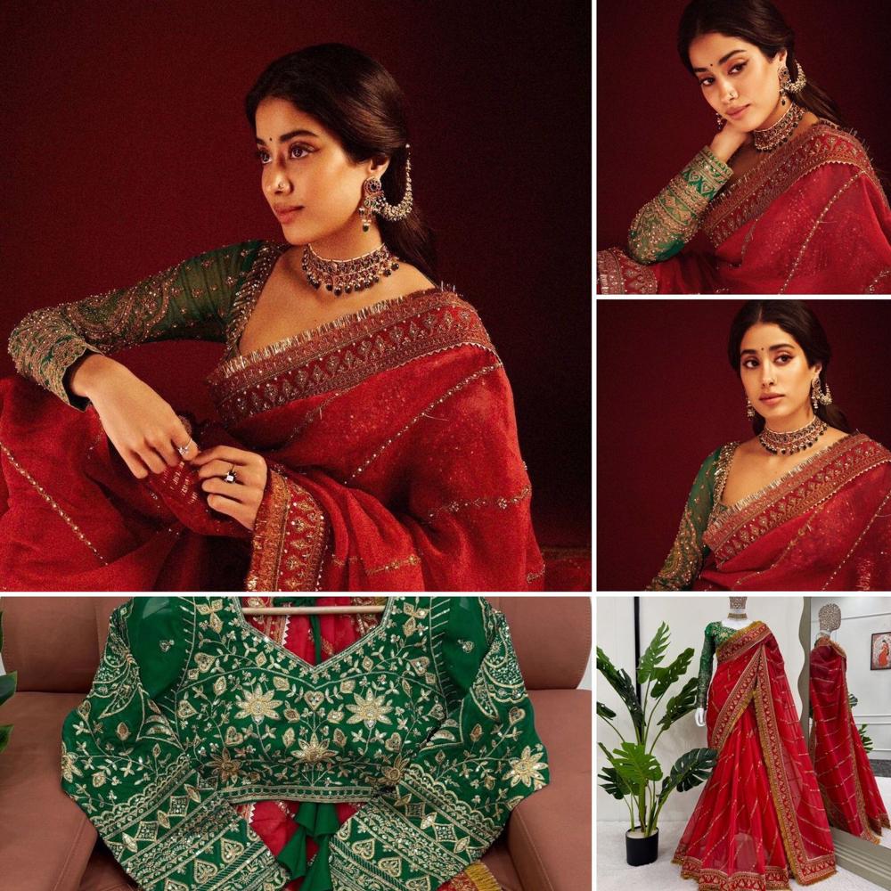 Red Royal Wedding Saree