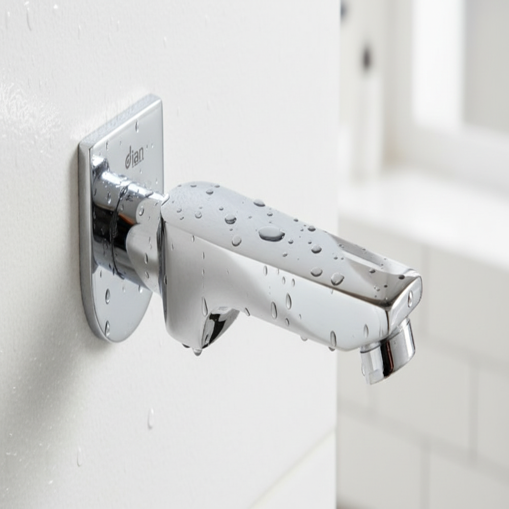 Ari-9010 Plain Spout - Color: Silver