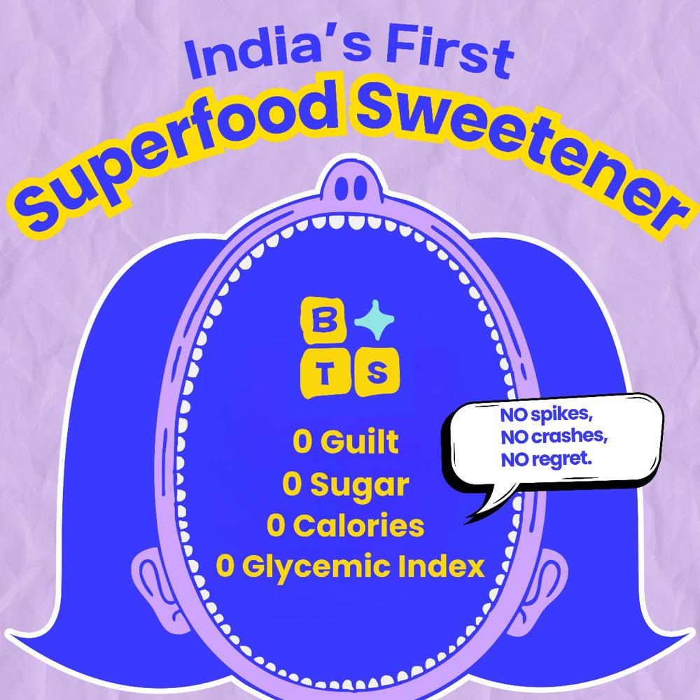 Monk Fruit Sweetener with Allulose | Zero Sugar | Sugar Replacement | Natural