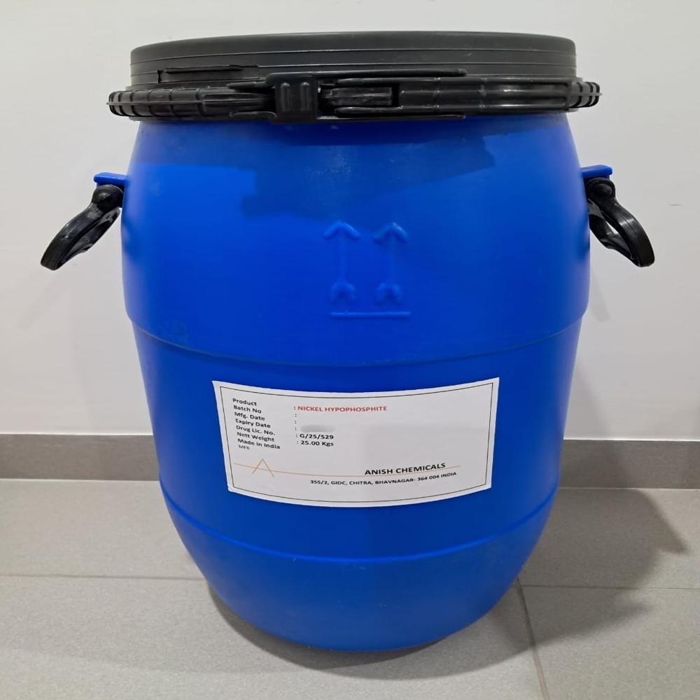 Nickel Hypophoshite Pharma Grade - Cas No: 13477-97-9