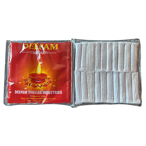 5 Ply 12 Cm Oil Lamp Wicks - Color: White