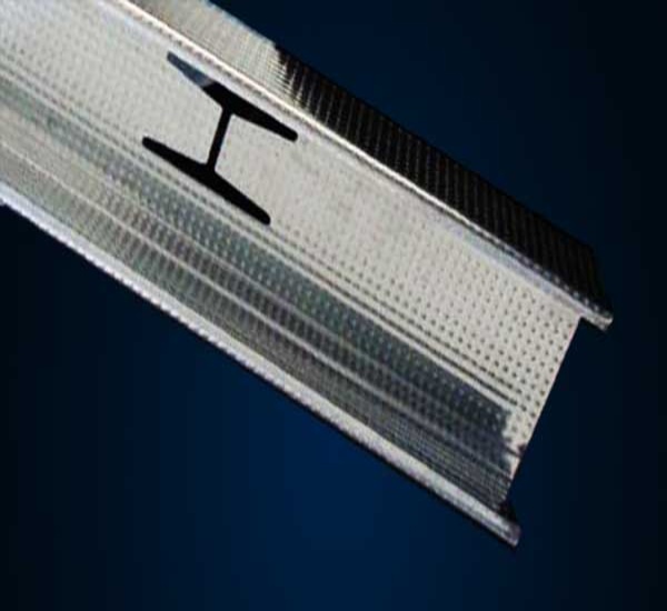 Gi - Sections - Stud Channel - Color: Silver