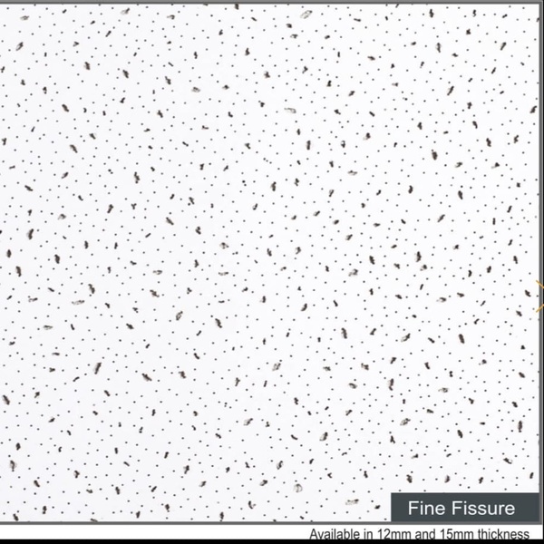 T- Grid Ceiling Mineral Fiber Tiles - Color: White