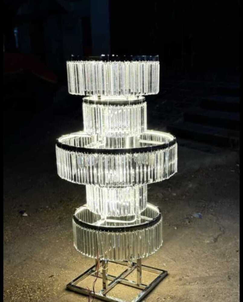 Crystal Stand Lamp - Light Source: Electric