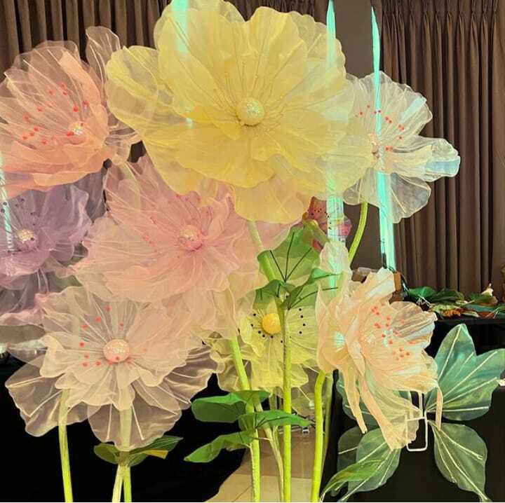 Organza Flower - Color: Multicolor