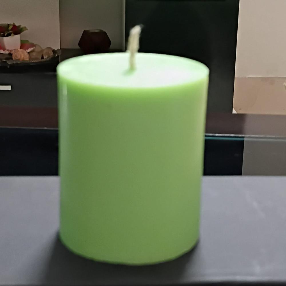 Pillar Candle - Color: Sky Blue