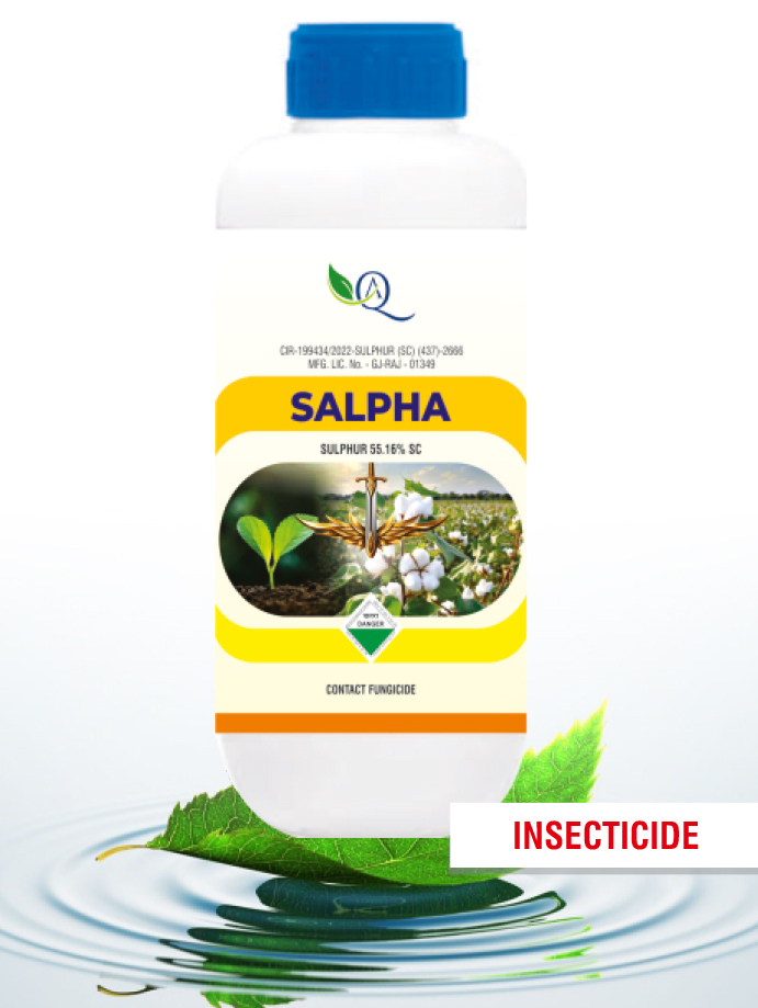 Salpha Insecticide - Application: Agriculture