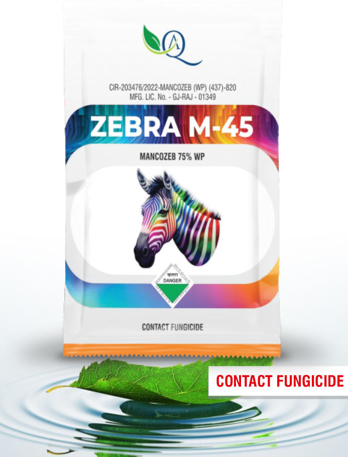 Zebra M-45 Contact Fungicide - Application: Agriculture