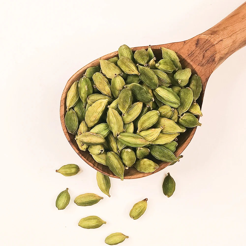 Tasteful Spices Dried AD Raw Green Cardamom 7-8mm Export Quality Whole Premium Elaichi Cardamom Sale