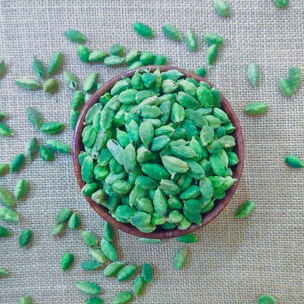 Tasteful Spices Dried AD Raw Green Cardamom 7-8mm Export Quality Whole Premium Elaichi Cardamom Sale