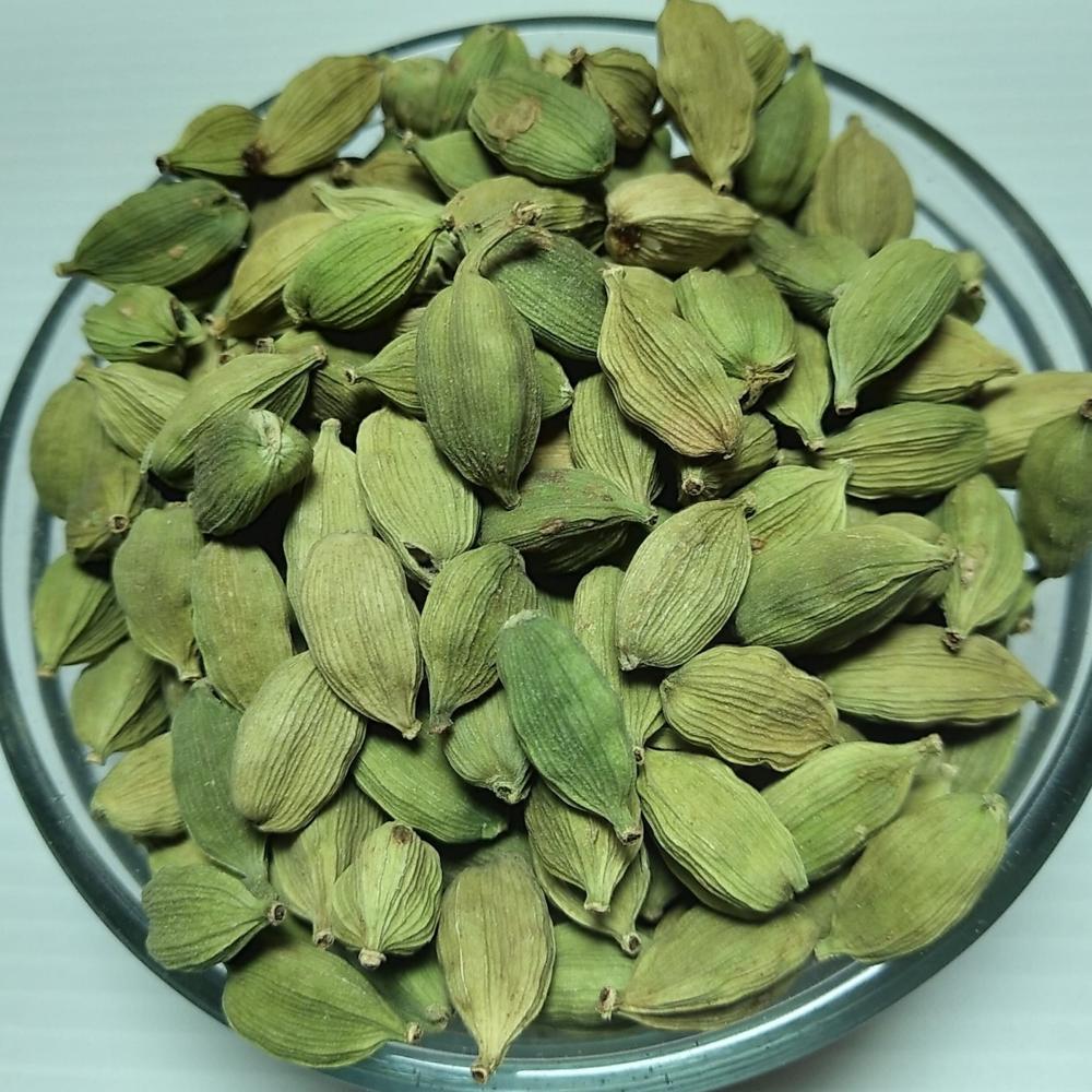 Tasteful Spices Dried AD Raw Green Cardamom 7-8mm Export Quality Whole Premium Elaichi Cardamom Sale