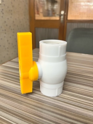 Plastic Upvc Ball Valve - Color: White