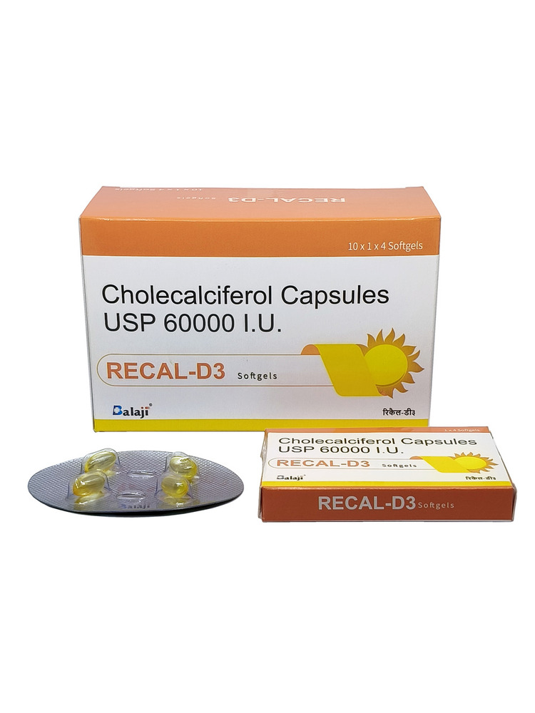 Recal-D3 Softgel Capsules - Storage Instructions: Dry Place