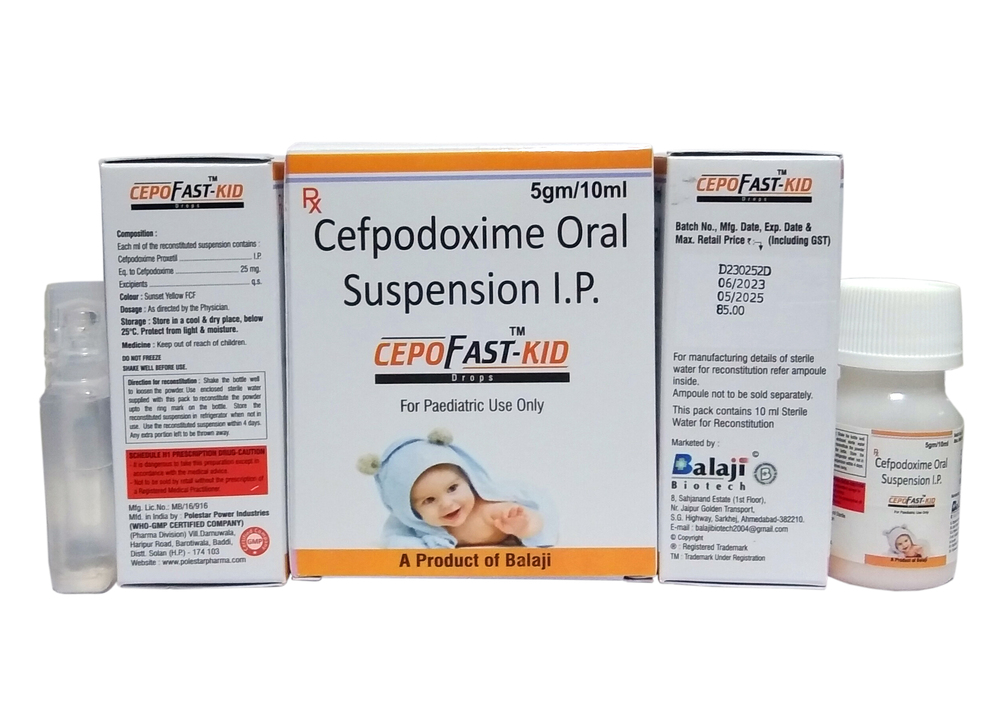 Cepofast-Kid Drops - Drug Type: General Medicines