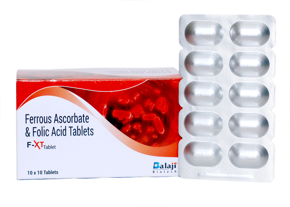 Ferrous Ascorbate & Folic Acid Tablet