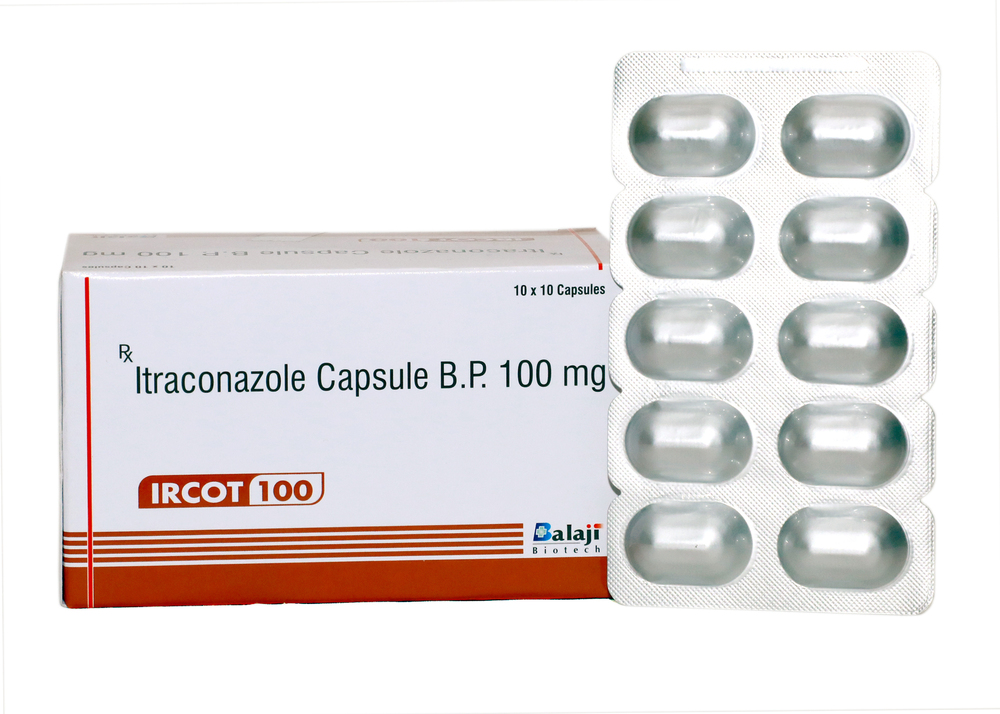 Itraconazole कैप्सूल बी.पी 100 मि.ग्रा.