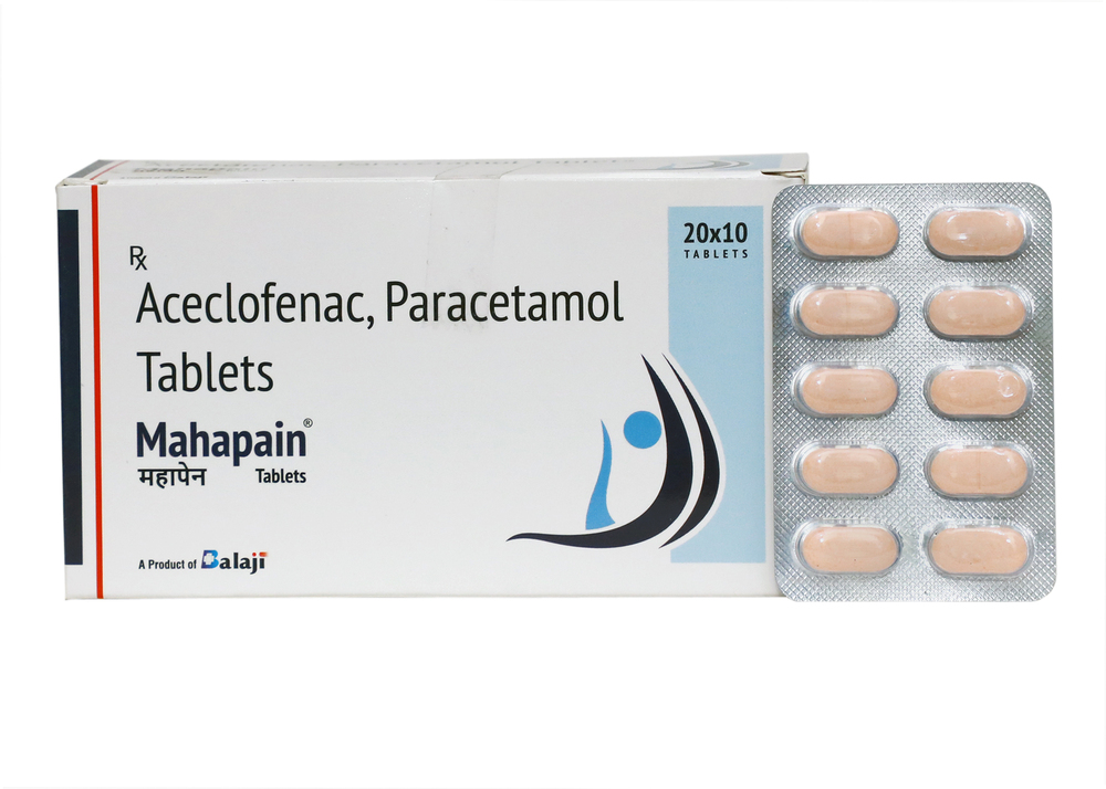 Aceclofenac, Paracetomel Tablet