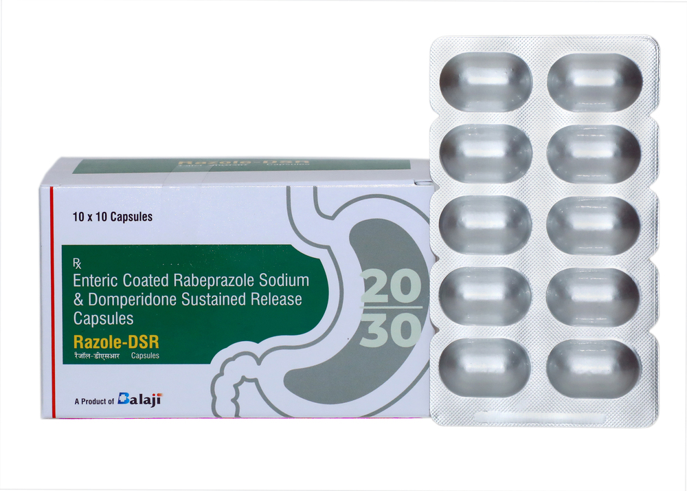 Razole-Dsr Tablet - Physical Form: Capsules