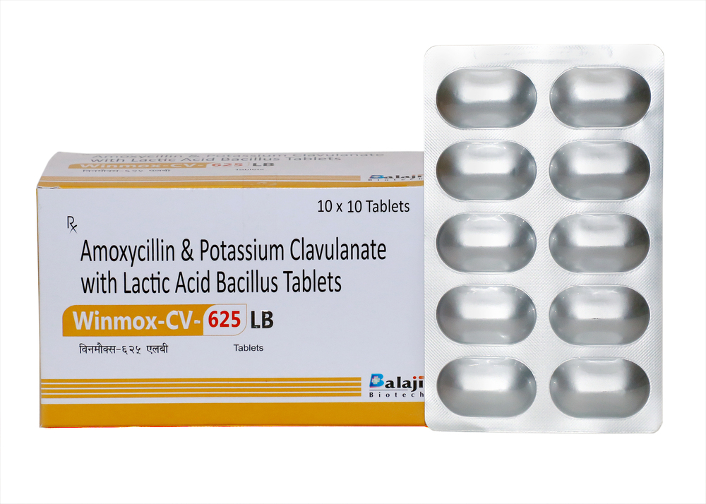 Amoxycillin & Potassium Clavulanate with Lactic Acid Bacillus Tablets