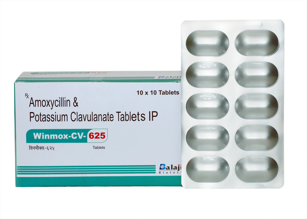 एमोक्सीसिलिन और पोटेशियम क्लेवुलिनेट टैबलेट आईपी