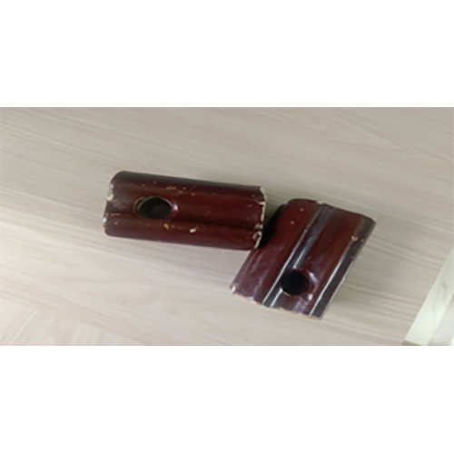 Porcelain Guy Strain Insulators - Color: Brown