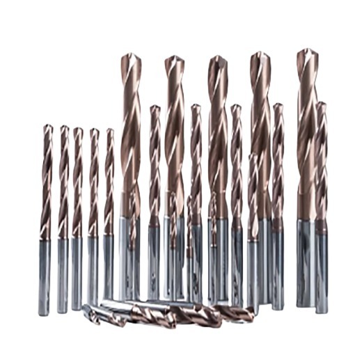 Solid Carbide Drills - Color: Silver