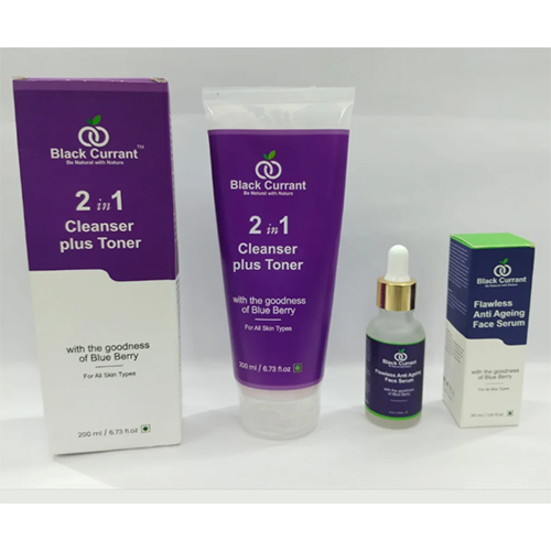 2 In 1 Cleanser + Anti Ageing Face Serum (Combo) - Color: White