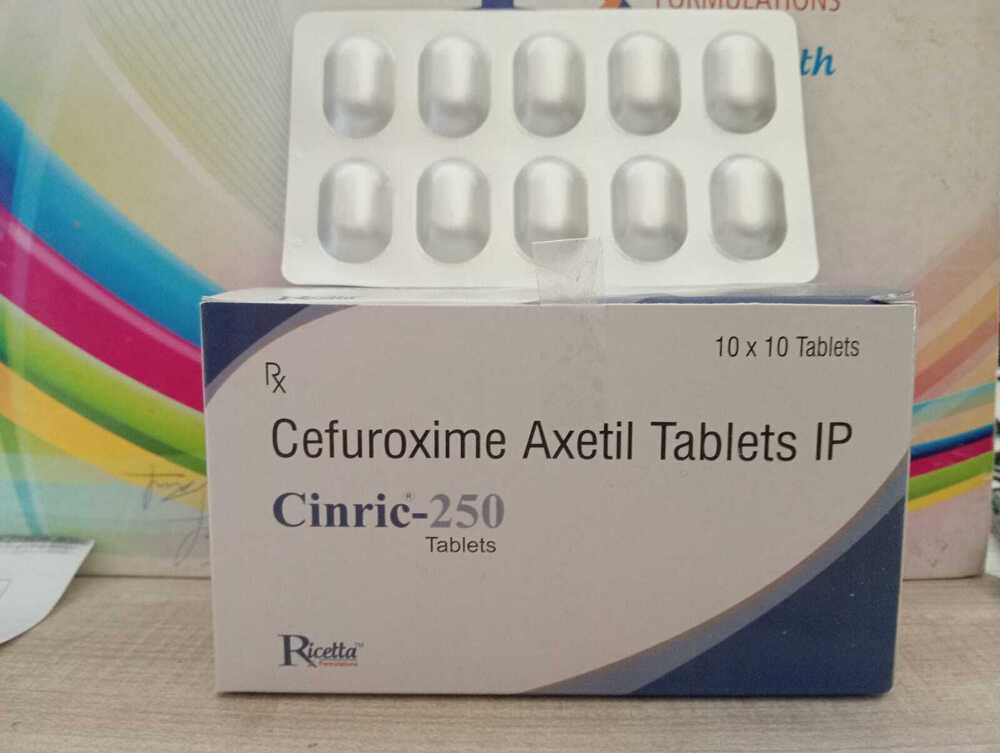 Cefuroxime Axetil Tablets Cinric 250