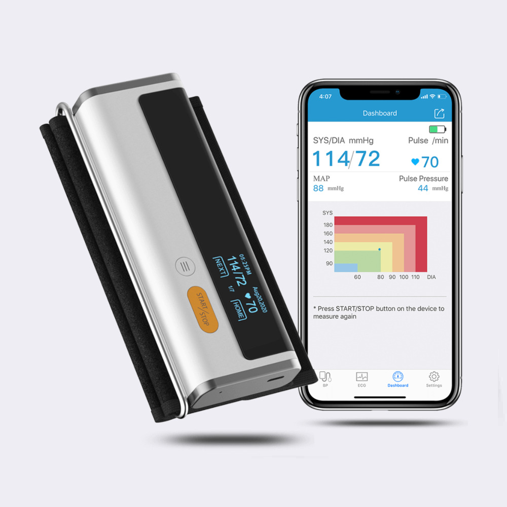 Wellue Smart Blood Pressure Monitor - Accuracy: 99 %