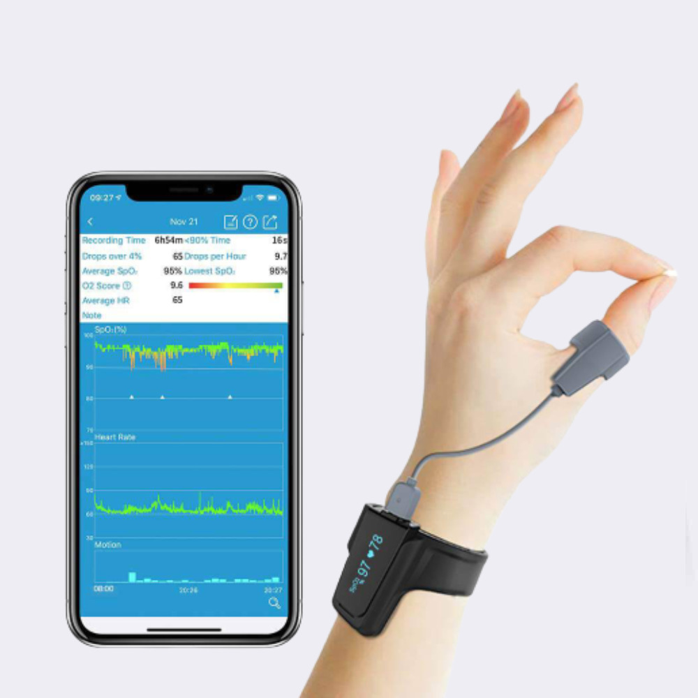 Checkme O2 Max Wrist Oxygen Monitor - Accuracy: 99 %