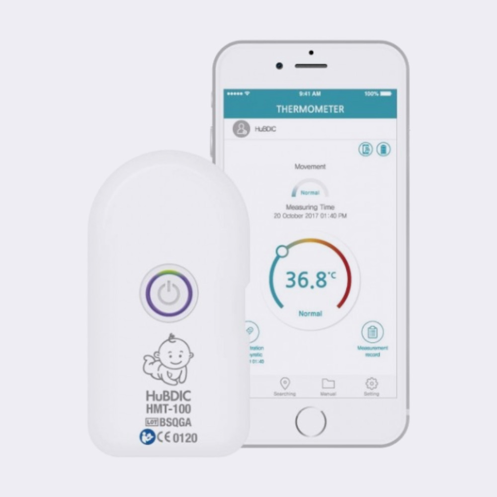 Bluetooth Wearable Thermometer Fever Garde Hmt-100 - Accuracy: 99 %