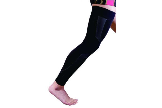 Compression Full Leg Sleeves - Color: Black