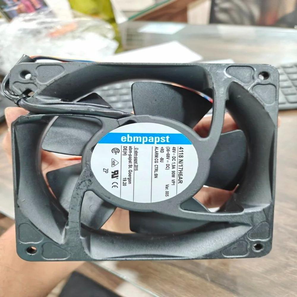 EBM PAPST 4118 N/17H6AR 48V DC 1.9A 90W 12038mm Ball Bearing Industrial Axial Cooling Fan