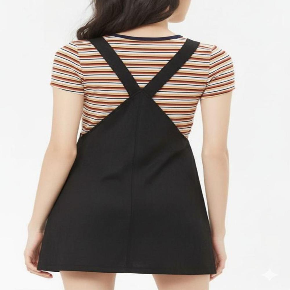 Export surplus women's suede dungaree