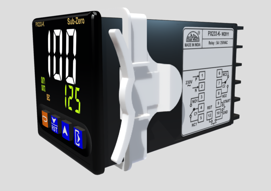 Subzero Px-233-k Digital Timer - Color: Black