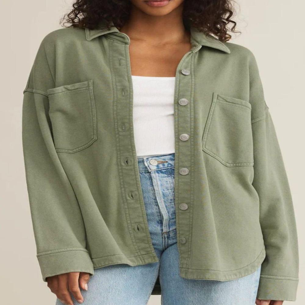 Export surplus women's light blue shirt