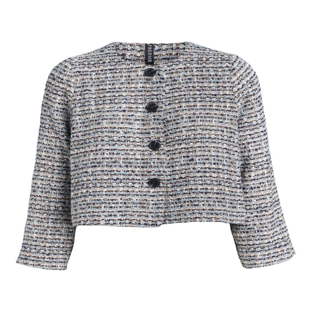Export surplus women's Tweed Cropped Jacket
