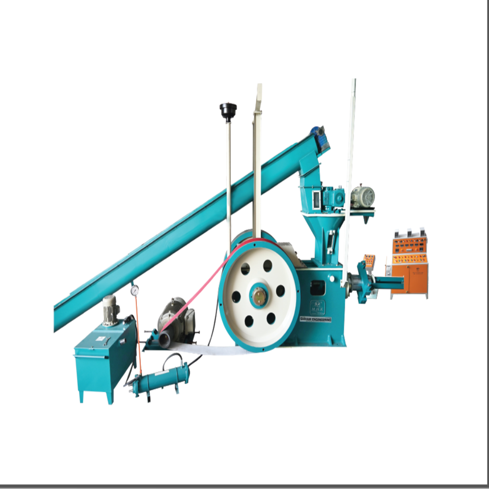 Industrial Briquetting Machine - Color: Blue