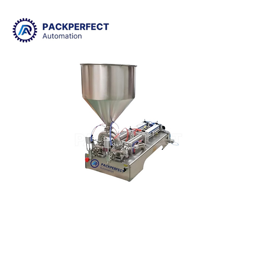 Double Nozzel Pneumatic Paste Filler Machine - Dimension (L*W*H): 1100*600*800 Millimeter (Mm)