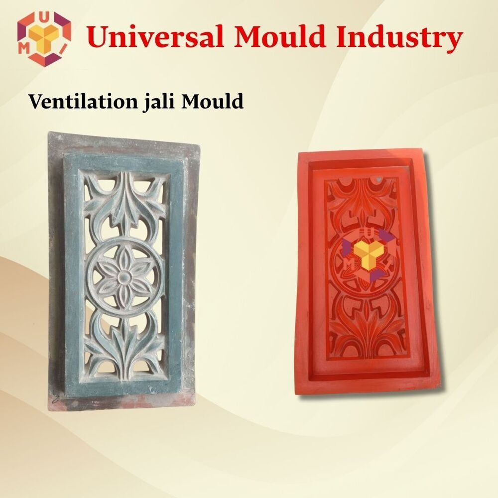 Ventilation Jaali Mould - Color: Red