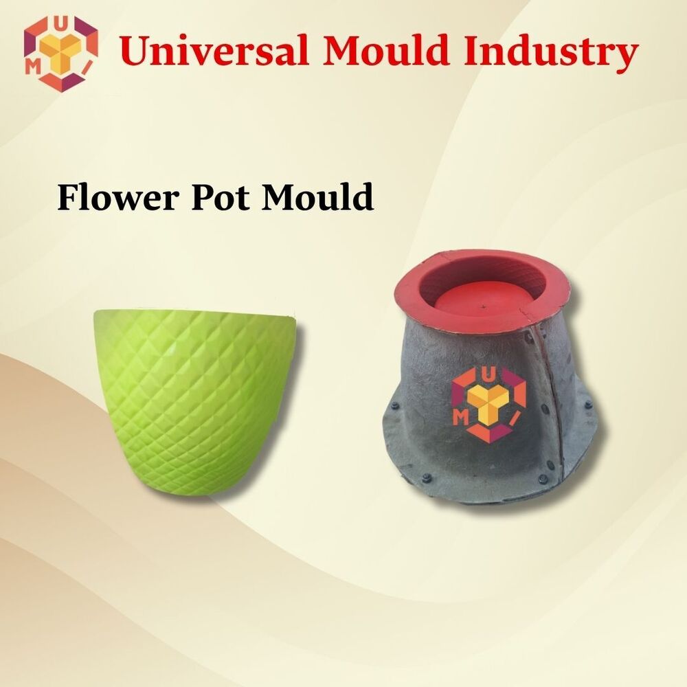 Flower Pot Mould - Color: Red