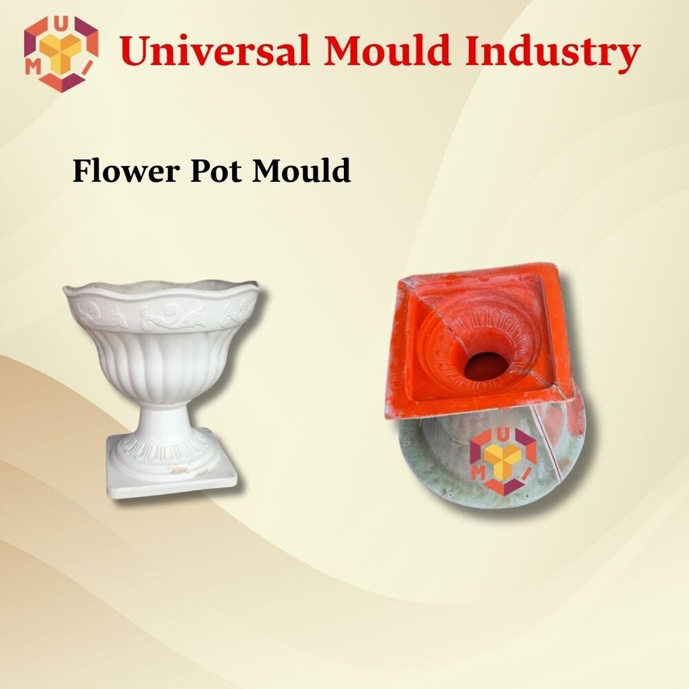 Flower Pot Mould - Color: Red