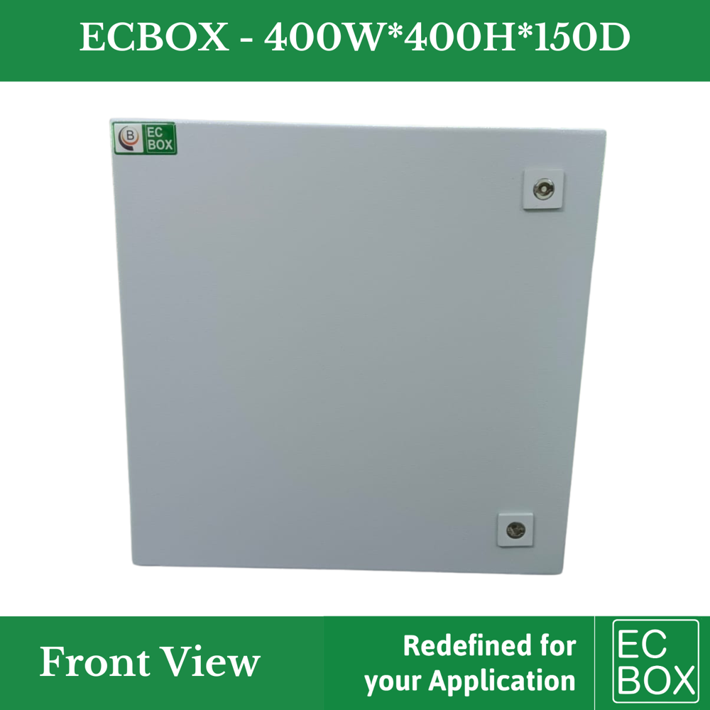 Ecbox404015 Wall Mount Enclosure - Color: Grey
