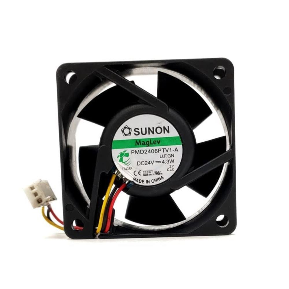 SUNON PMD2406PTV1-A 24V DC 4.3W 6025mm Ball Bearing Plastic Industrial Axial Cooling Fan